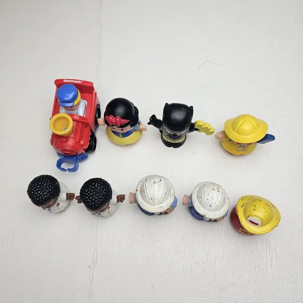 Fisher-Price Little People Figure Lot of 9 Train and Character Figures